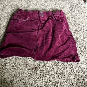 Skirt,Burgundy,size L(10-12)